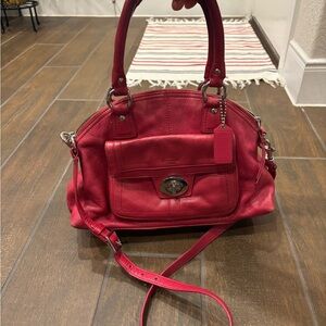 Vintage Coach Red Purse